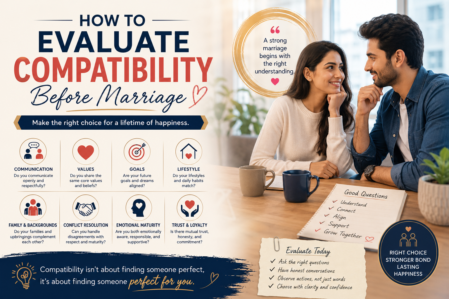 How to Evaluate Compatibility Before Marriage